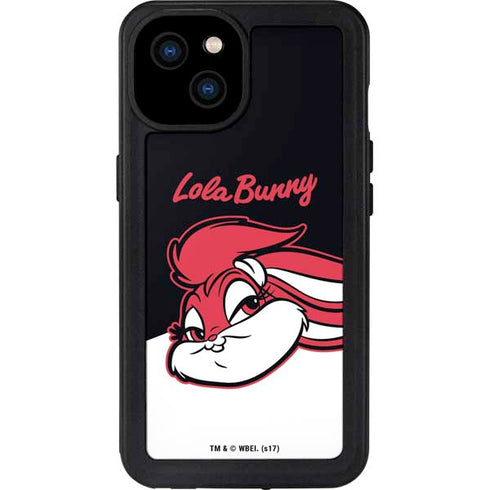 Looney Tunes Retro Lola Bunny iPhone 15 Plus Waterproof Case